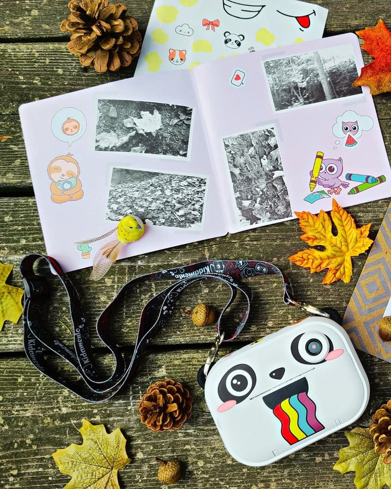 Kidamento Instant Print Kids Camera Original BPA-Free BPS-Free Thermal Printing Paper Roll Refill Set 57mm 2 1/4 Inch Width up to 300 Prints Printing Paper Refill Set