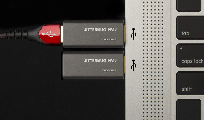 AudioQuest JitterBug - FMJ USB Data & Power Noise Filter Jitterbug FMJ USB Data & Power Noise Filter