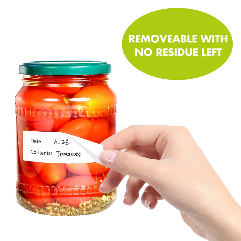 [Australia - AusPower] - 500 Freezer Refrigerator Food Labels Reminder Water Oil Resistant in Roll with Perforation Line,Removable Adhesive Printed Version 