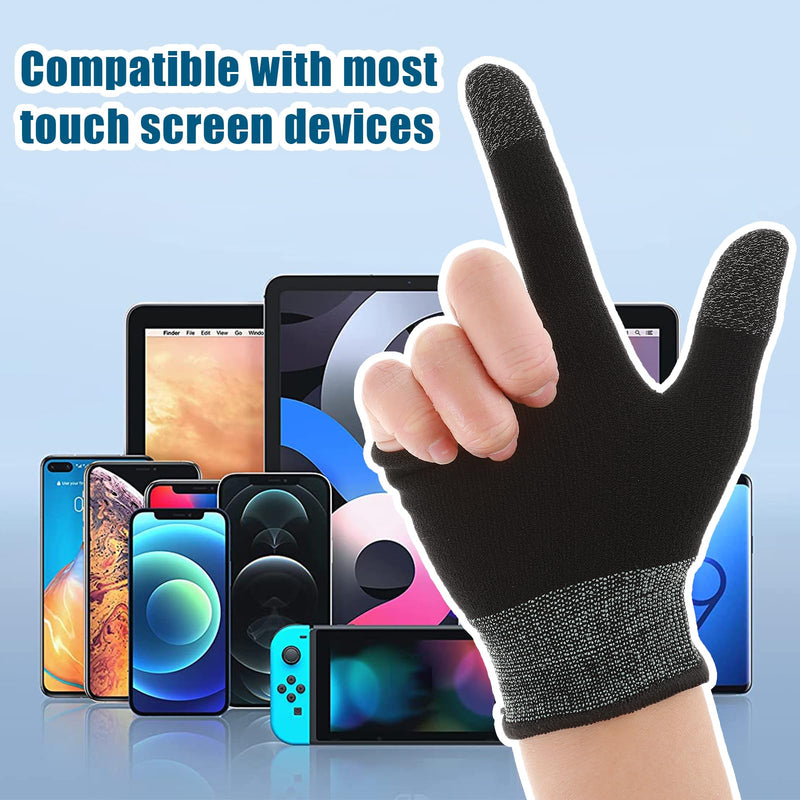 Gaming Gloves for Sweaty Hands Thumb Sleeves Gamer Gloves for Men Mobile Phone Game