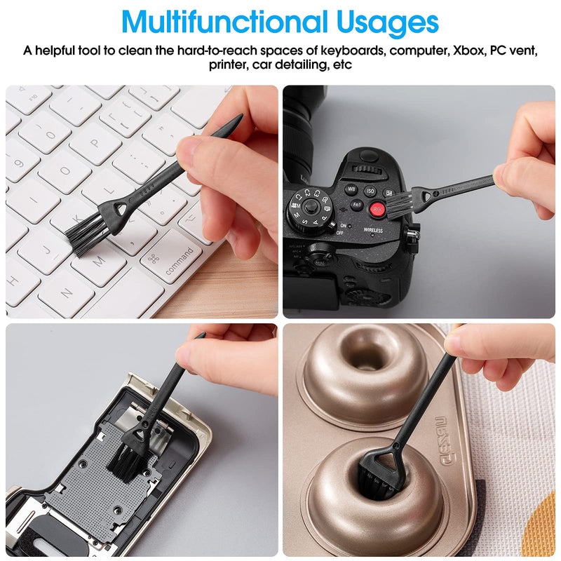 Computer Keyboard Cleaning Brush PC Laptop Keyboard Cleaning Kit Cleaner Antistatic Cleaning Brush Vent Printer Cleaner Gap Track Narrow Space Cleaning Tools