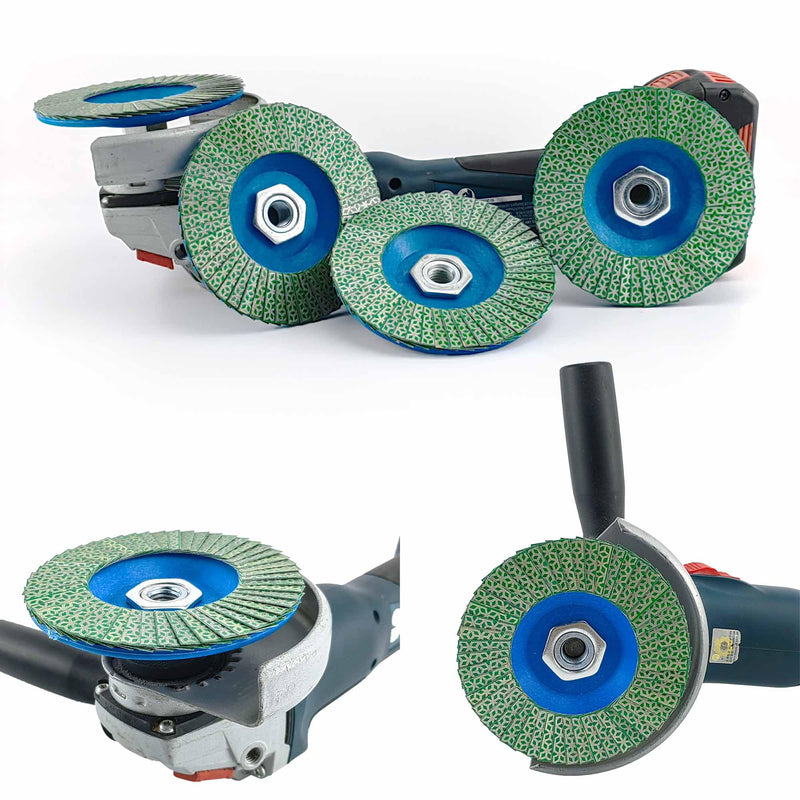 NBB Grinding Wheels, Diamond Grinding Wheels, Diamond Grinding Wheels, Grinding Discs for Ceramic, Porcelain Stoneware, Granite, Tiles, M14, Flange for Angle Grinders (115mm, 60#) 1 115 mm, 60#