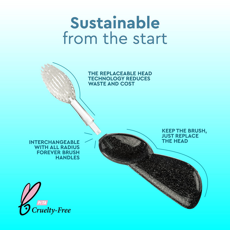 RADIUS Big Brush BPA Free & ADA Accepted Toothbrush Designed to Improve Gum Health & Reduce Gum Issues - Right Hand - Midnight Sky/ Marble/ Soda Pop Eco Grind - 3 count (pack of 1) Midnight Sky/Marble/Soda Pop Eco Grind 1 Count (Pack of 3)