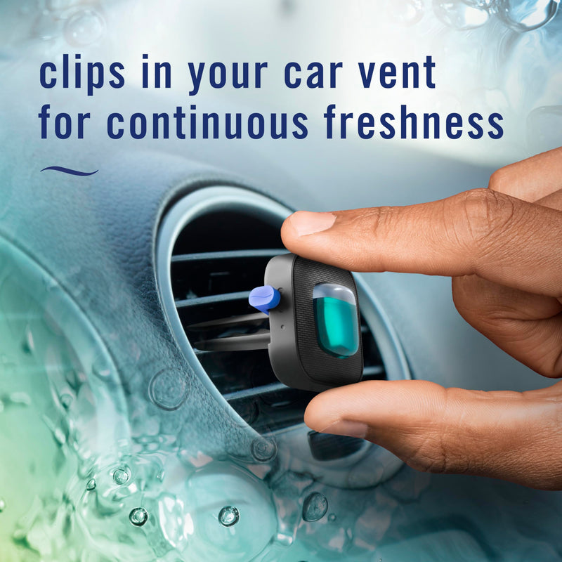 Febreze Unstopables Car Odor-Fighting Car Freshener Vent Clip Fresh Scent, .07 oz. Car Vent Clip, Pack of 4 0.07 Fl Oz (Pack of 4) UNS Fresh