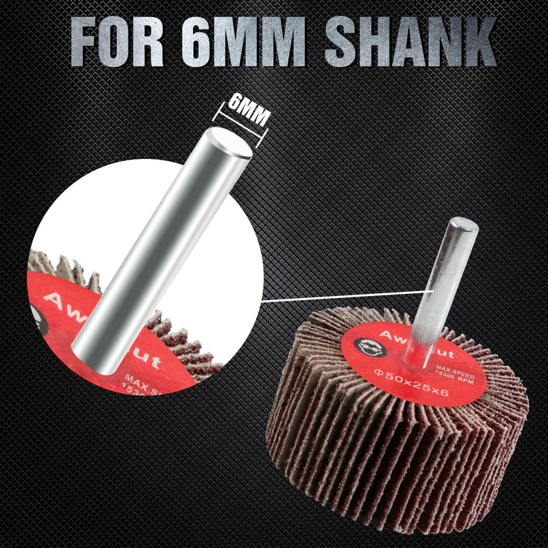 Flap sander set, grit 80, flap sander sanding attachment for cordless screwdrivers, drills, straight grinders (30 pieces circular grinders).