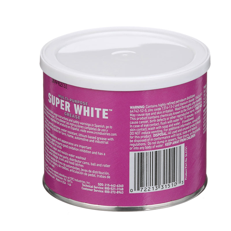 Sta-Lube Super White Multi-Purpose Lithium Grease SL3151-14 Wt Oz. Can, Durable, Multi-Purpose Grease Container 14 Oz 1 Pack