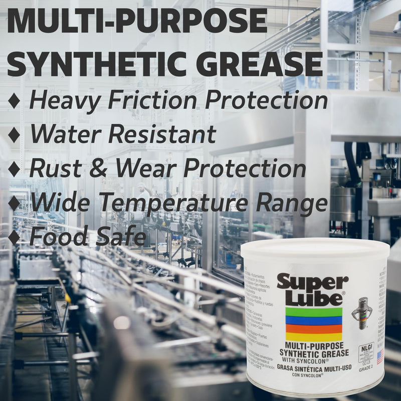 Super Lube-21030 Synthetic Multi-Purpose Grease, 3 Oz. 3oz Tube