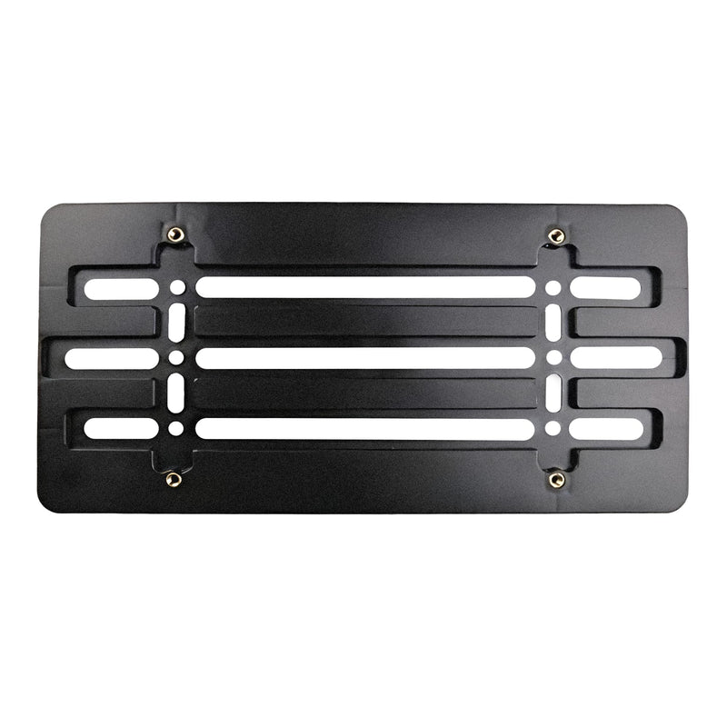 Front Bumper License Plate Bracket for Chevrolet 2000-2025, Plate Holder Set w 6 Unique Screw Bolts & Wrench Kit, License Tag Mounting Kit, Quality Plate Holders, Premium Car Accessories