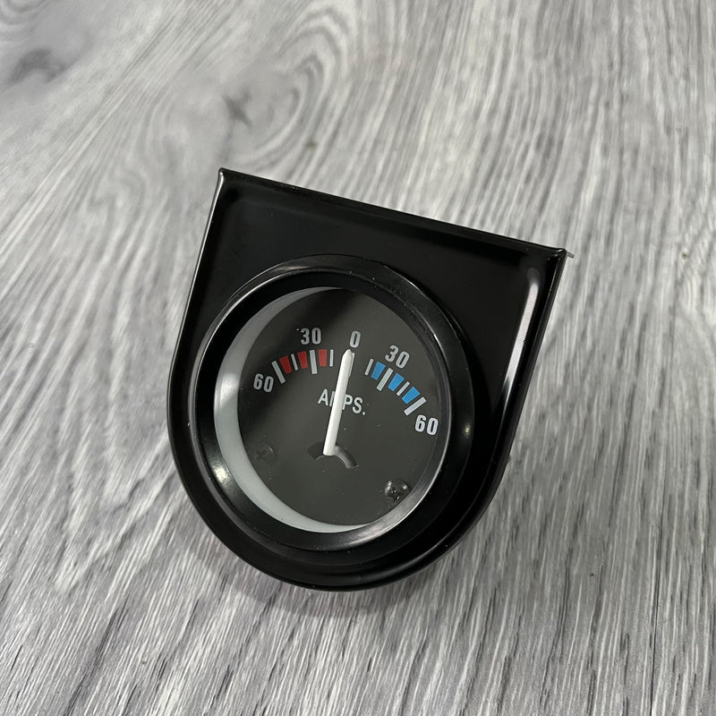 Universal 52mm/2in Ammeter Gauge 60-0-60A AMPS Gauge Ampere Meter for Car Motorcycle Vehicle 12V