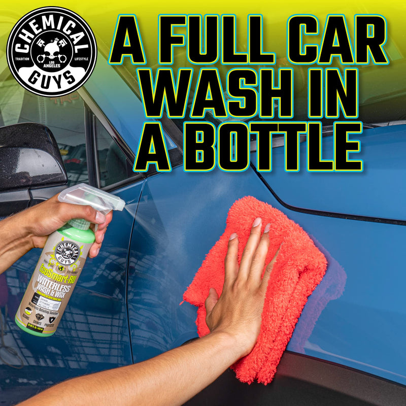 Chemical Guys WAC_707RU_16 EcoSmart Waterless Car Wash & Wax Ready To Use, Safe for Cars, Trucks, SUVs, Motorcycles, RVs & More, 16 fl oz 16 Fl Oz (Pack of 1)