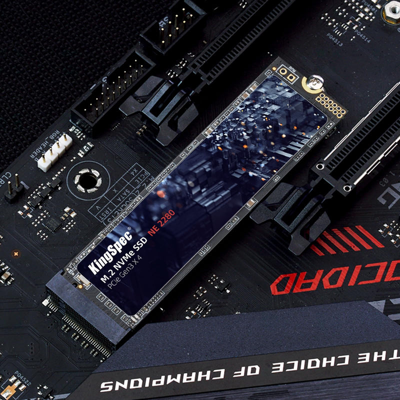 KingSpec SSD 1TB, M.2 NVMe Gen3x4 SSD 2280 - Up to 2400MB/s, Internal Solid State Drive with 3D NAND Flash, Compatible with Desktop and Laptop NE-2280, 2400MB/s