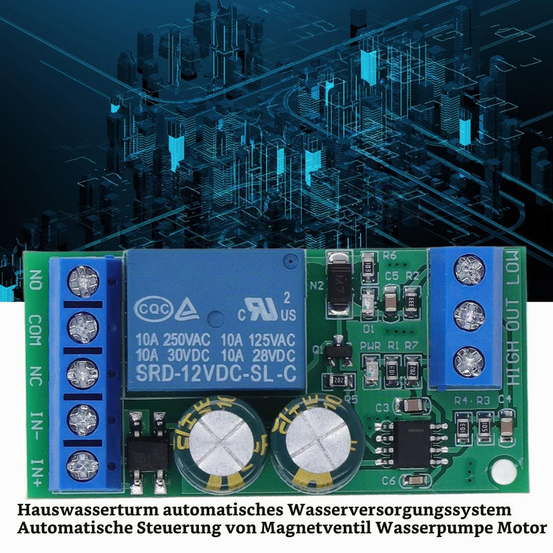 Water Level Controller Relay Liquid Level Sensor Module for Domestic Water Tower