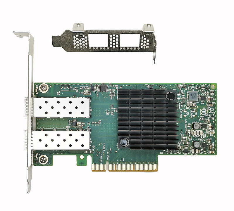 10/25GbE PCIE x8/x16 Ethernet Adapter Dual SFP28 Port with Mellanox ConnectX4 Lx MCX4121A-ACAT Chipset, 25gigabit Network Server Card Support Windows/Linux/VMare/OFED CX-4 CX4121A