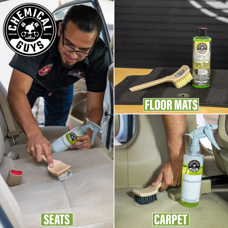 Chemical Guys CWS20316 Foaming Citrus Fabric Clean Carpet & Upholstery Cleaner (Car Carpets, Seats & Floor Mats), Safe for Cars, Home, Office, & More, 16 fl oz, Citrus Scent 16 Fl Oz (Pack of 1)
