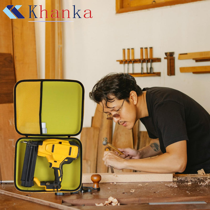 khanka Hard Case Replacement For DEWALT 20V MAX Cordless Brad Nailer Kit 18GA (DCN680B), Case Only