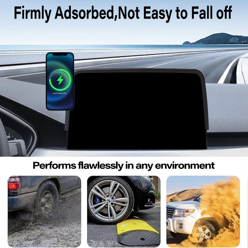 Car Phone Holder for 2020-2025 Ford Escape Accessories Apply to 8 Inch Touch Screen 15W Fast Wireless Charger Screen Fixed Clip Cell Phone Mount Hands-Free 360 Degree Rotation ﻿