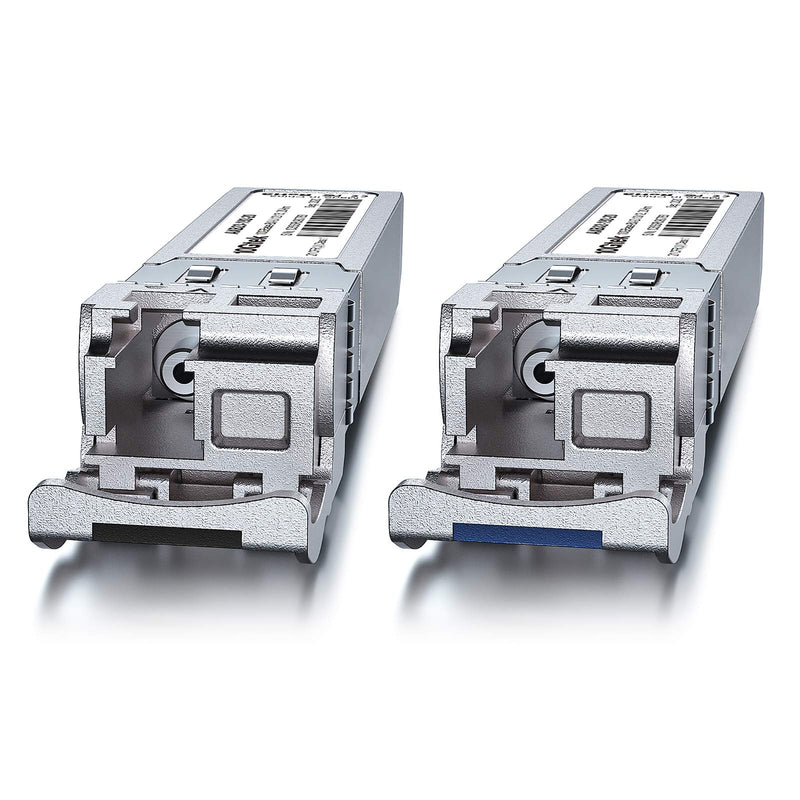 10Gtek a Pair of 10G SFP+ Bidi Transceiver, LC Single-Mode Single Fiber Module, 10GBASE-BIDI 1270nm/1330nm for Cisco SFP-10G-BX20D-I/SFP-10G-BX20U-I, Ubiquiti UniFi, Mikrotik, and More, DOM, 20km X1