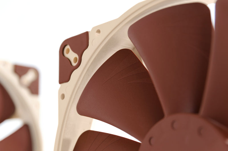 Noctua NF-A20 PWM, 4-Pin Premium Quiet Fan, 200mm, Brown | High air flow, low noise, 30 mm fan, for PC & electronics cooling, large accessory set, 800RPM 4-pin PWM