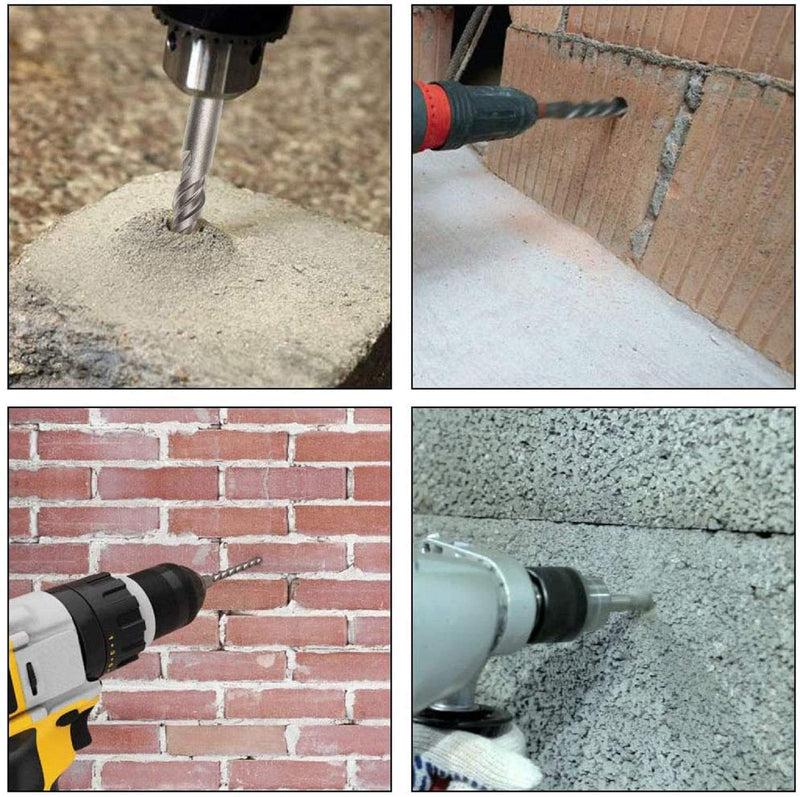 1 Inch x 18 Inch SDS Plus Rotary Hammer Drill Bit, Carbide Tipped for Brick, Stone, and Concrete (1" x 18") 1" x 18"