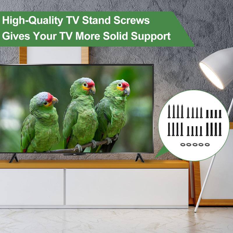 TV Stand Screws and Washers for Samsung TV Legs Screws, for Samsung 32" 40" 43" 45" 50" 55" TV Feet
