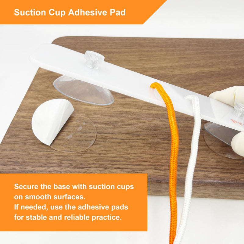 Suture Knot-Tying Kit with Online Tutorials, Surgical Suture Practice Board with Cords and Rubber Bands