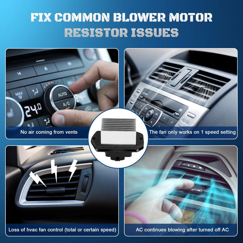 HVAC Front Blower Motor Resistor Control Module Replacement for Honda Accord Civic CRV Element Odyssey Pilot Acura RDX TSX EL Replaces 79330-SDA-A01,79330-SNA-A01,79330-SDG-W41