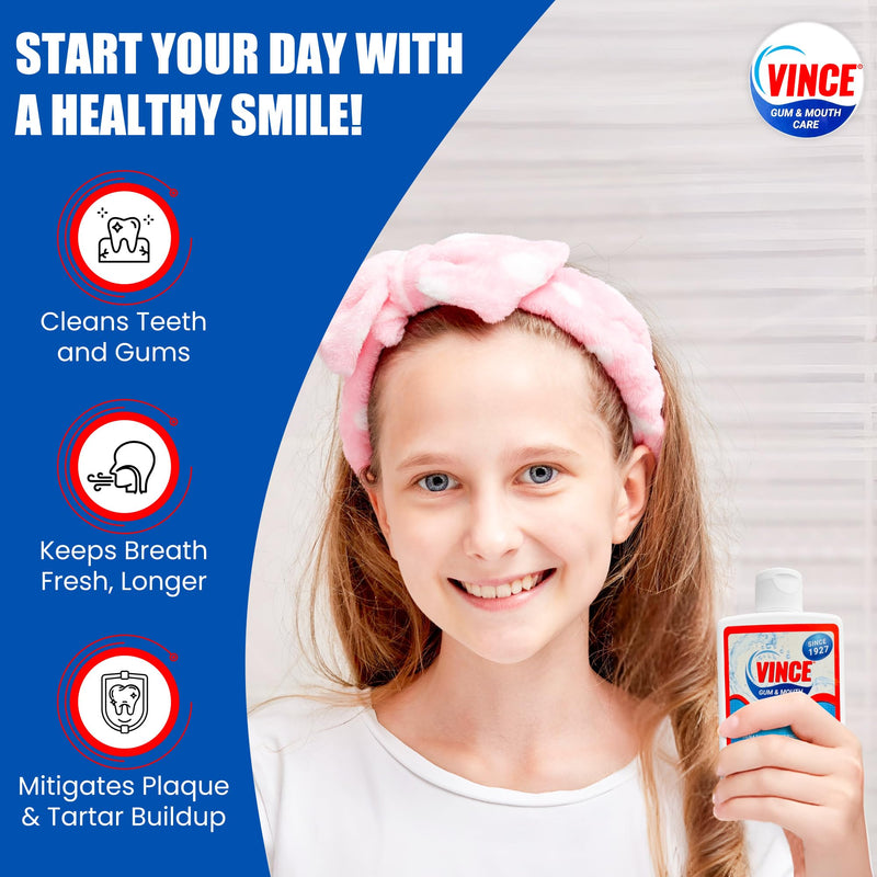 Vince Oxygenating Dentifrice - 2-1 Toothpaste & Mouthwash - Prevents Plaque Buildup - Cavity Prevention - Gingivitis - Bleeding, Receding Gums - Canker Sore - Bad Breath - Inflammation - 4oz 4 Ounce (Pack of 1)