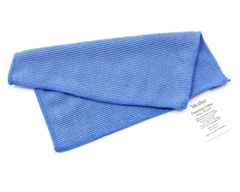 Microfiber Cleaning Cloths - 6 Pack, Blue, 6"x 7" Inch