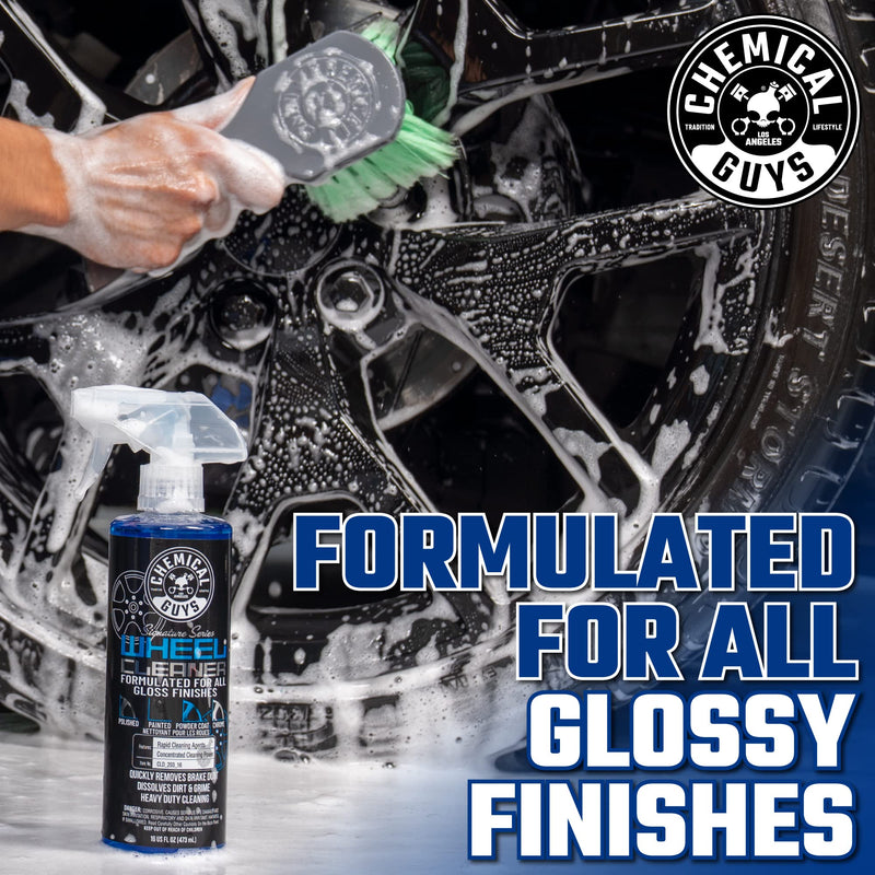 Chemical Guys CLD_203_16 Signature Series Wheel Cleaner, Formated For All Gloss Finishes, Safe for Cars, Trucks, SUVs, Motorcycles, RVs & More 16 fl oz 16 oz