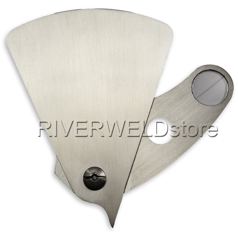 RIVERWELD Fan-shaped welding gauge gage welding test ulnar inspection sector ruler C-100