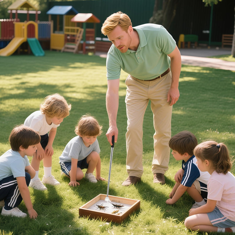 Telescopic Teacher Pointer, Extendable Handheld Pointer Finger Pointer Stick, Mini Classroom Pointer for Elementary School Kindergarten Teacher