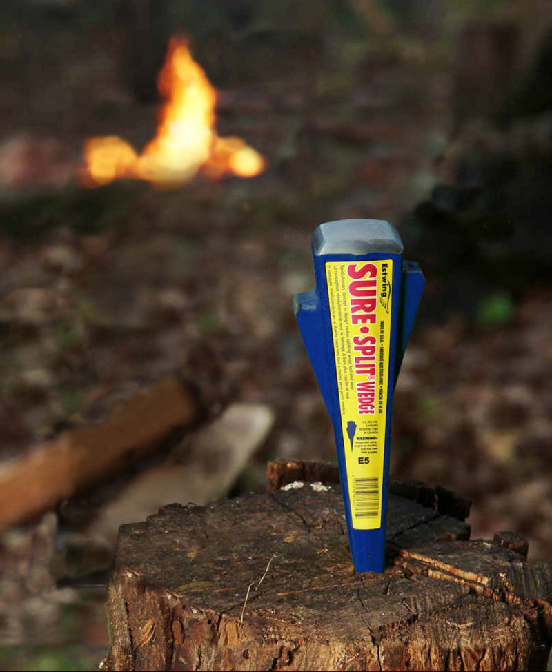 Estwing E-5 5 Lb Sure Split Wedge and ESTWING Sure Strike Drilling/Crack Hammer - Splitting and Striking Tools