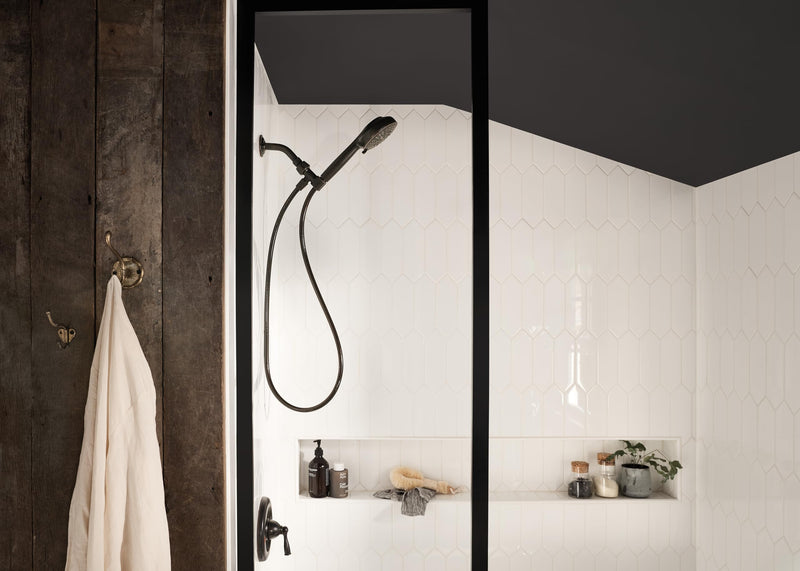 Moen Mediterranean Bronze Hydro Energetix High Pressure Shower Head with Handheld Sprayer Featuring 8 Spray Settings, 200H0BRB (Pack of 1)