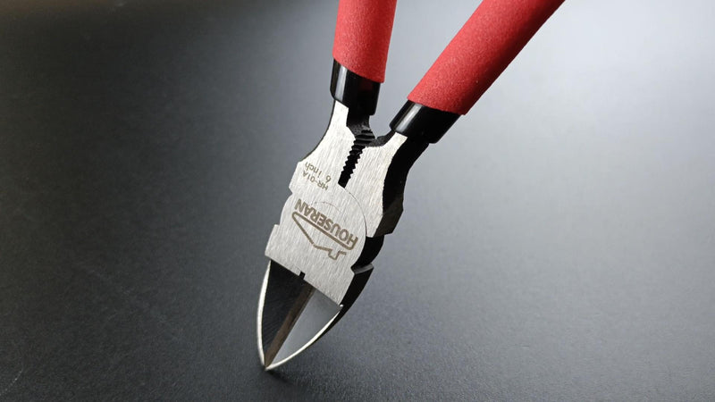 Wire Cutters 10 PACK, 6 inch, Side Cutters, Flush Cut Pliers Red