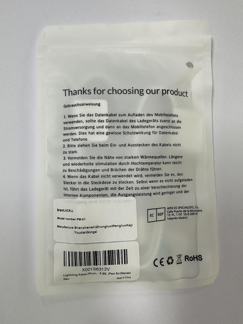 iPhone charging cable, Lightning cable [2Pack1M] iPhone original cable [MFi certified] for Apple iPhone 14 13 Pro Max Mini XS XR X 8 7 6 6s Plus 5 SE, iPad Air (White) 2Pack1M