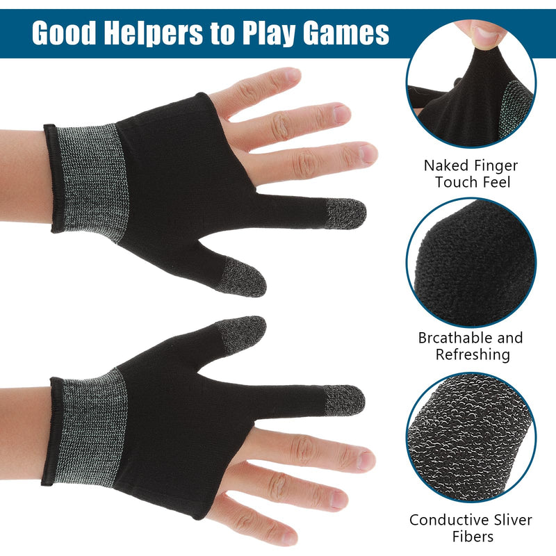 Gaming Gloves for Sweaty Hands Thumb Sleeves Gamer Gloves for Men Mobile Phone Game