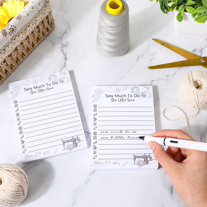 Tinlade 150 Sheets Sewing to Do List Notepad Sewers Seamstress Sewers and Quilters Gifts Checklist Quilting Handy to Do List Pad Sewing Lovers Daily Checklist Gift for Women Supplies 4. 1 x 5. 7 Inch