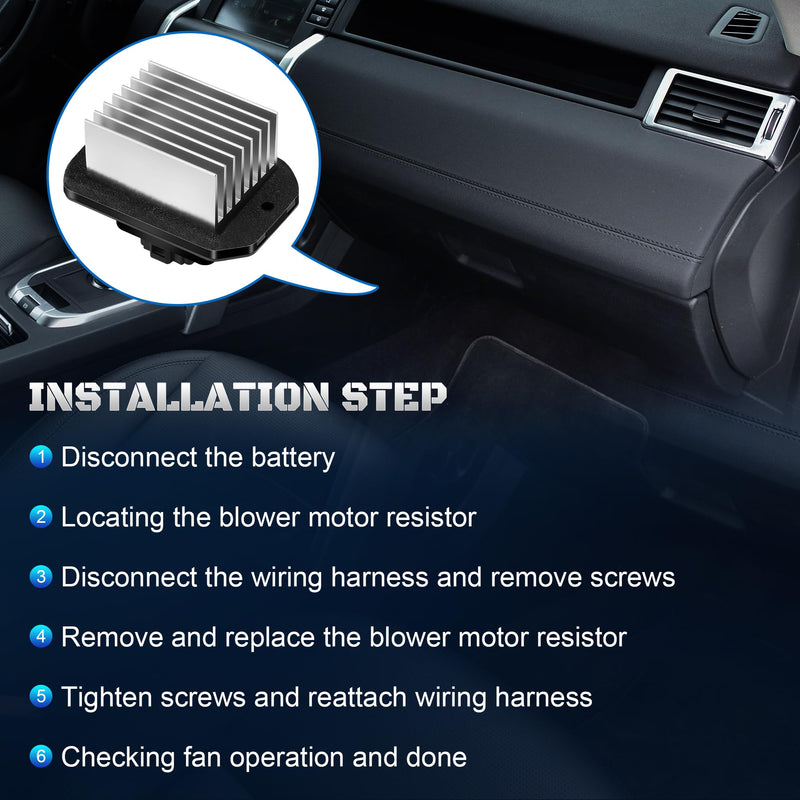 HVAC Front Blower Motor Resistor Control Module Replacement for Honda Accord Civic CRV Element Odyssey Pilot Acura RDX TSX EL Replaces 79330-SDA-A01,79330-SNA-A01,79330-SDG-W41