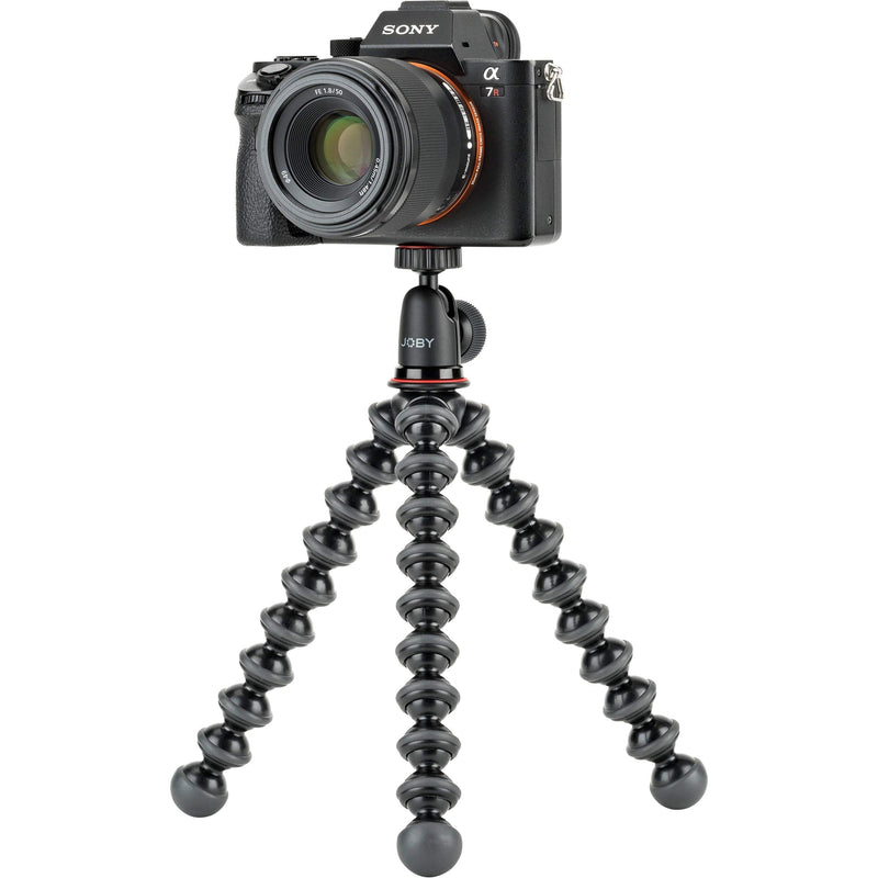 Joby JB01503 GorillaPod 1K Kit. Compact Tripod 1K Stand and Ballhead 1K for Compact Mirrorless Cameras or Devices up to 1k (2.2lbs). Black/Charcoal.