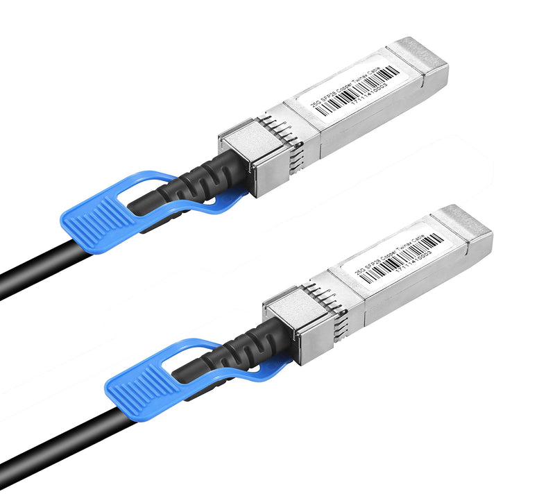 25G SFP28 DAC Cable (Compatible with Mellanox MCP2M00-A003), Passive Copper, SFP28 to SFP28 Twinax,3 Meter(9.9ft) 3-Meter for Mellanox