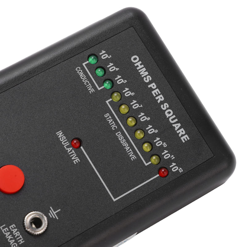 Surface Resistance Tester, Resistance Meter ABS Widely Used Strong Reliability Self-Calibration for Maintenance