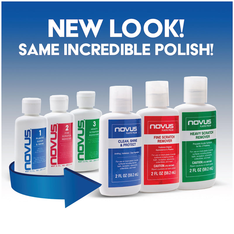 Novus 7136 Plastic Polish Kit - 2 oz.