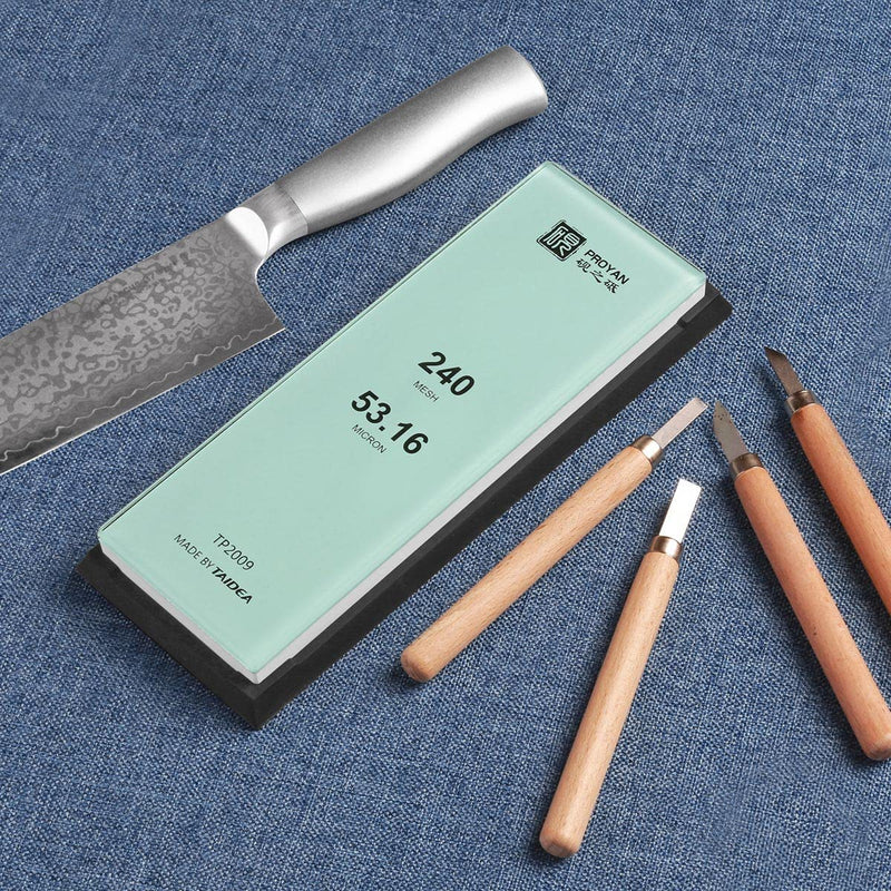 Premium Glass Sharpening Stone, Professional Whetstone, Glass Stone 15,000 Grit, SET-E
