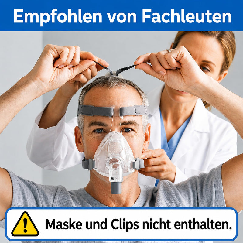 Pack of 2 Headband for Fisher & Paykel Eson - Mask & Clips Not Included | Soft headgear for stable, leak-free fit - CPAP accessories for comfort - mask strap neoprene - Fisher & Paykel 2 pieces (pack of 2)
