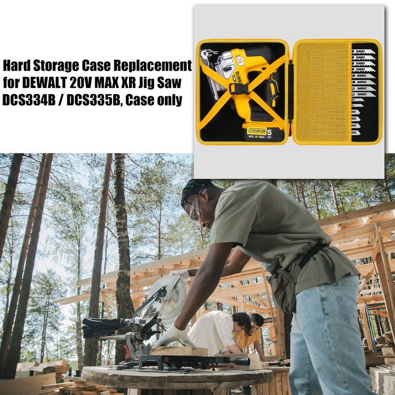 khanka Case for DEWALT 20V MAX XR Jig Saw DCS334B / DCS335B, Case only