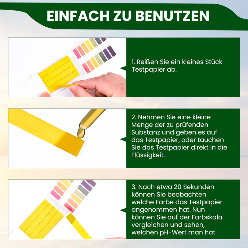 Instinctive-Oase© pH value test strips indicator litmus paper for aquarium pond pool and much more. 80