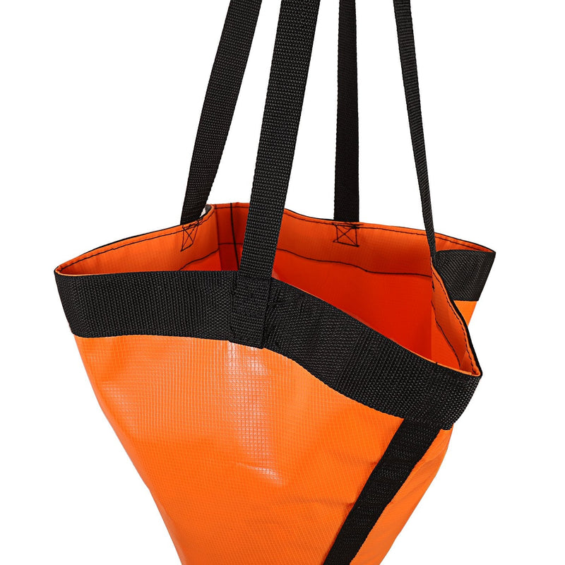 Sea Anchor Drift Sock,24”/32”/42” Parachute Drift Anchor with Harness Buoy for Marine Boat/Yacht/Jet Ski/Inflatable/Power Boat/Sail Boat Orange 32'' for 16-20ft Boat