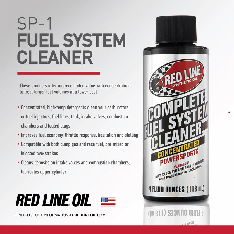 Red Line 60102 Complete Powersports Fuel System Cleaner - 4 Ounces (2 Pack) 2