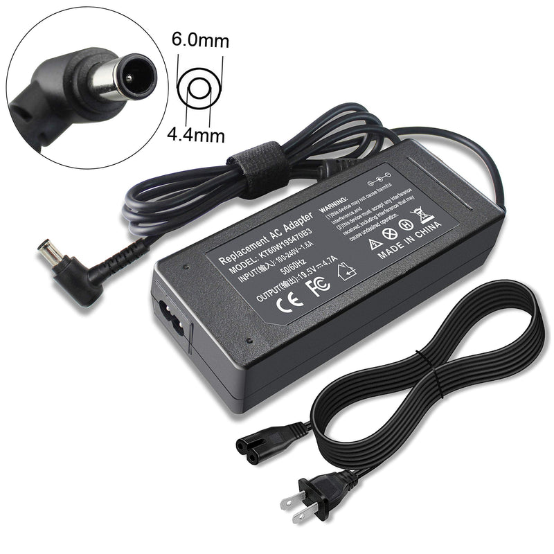 Laptop 19.5V Docking Station KDL-40R510C KDL-48R510C Charger for Sony LCD TV Bravia KDL48W600B KDL-40W650D KDL-40W KDL-40R KDL-42W KDL-48W KDL-48R KDL-55W KDL-32W KDL32R Adapter Power Supply Cord