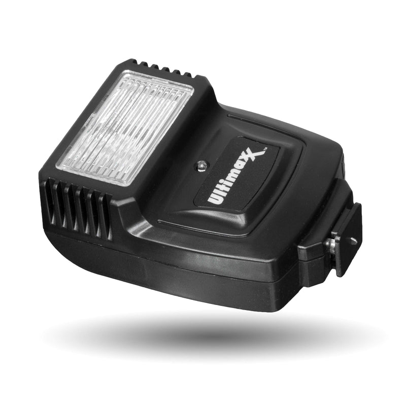 Ultimaxx Digital Slave Flash with Bracket for Canon, Nikon, Sony,Panasonic, Samsung, Fujifilm, Olympus, Pentax, and Other DSLR Cameras, Includes Metal Hot Shoe Flash Bracket